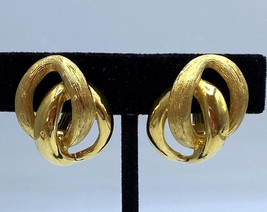 Vintage Napier Earrings in Gold Tone - $28.95