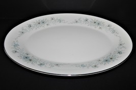 Noritake Inverness 6716  Blue Flower Pattern 14” X 10" Oval Platter - $32.66