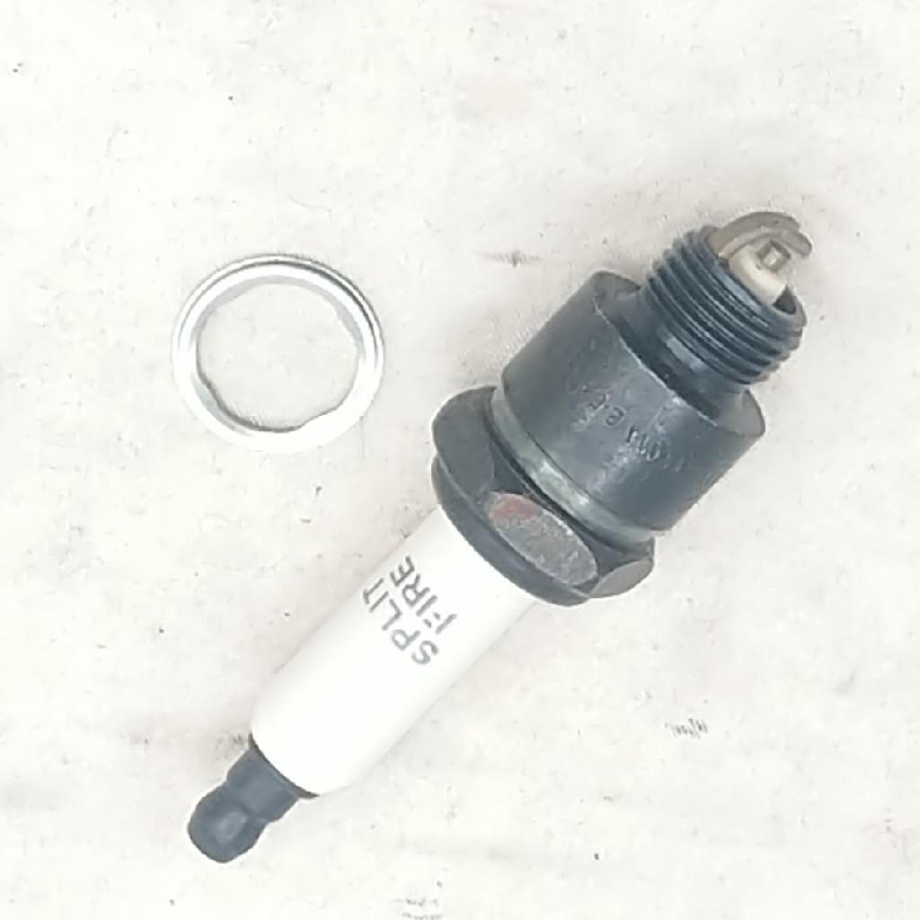 Pair Split Fire Spark Plug SF8E Fits 194874 Harley Davidson Panhead