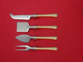 Larkspur by Wallace Sterling Silver Cheese Serving Set 4 Piece HHWS  Custom - $286.11