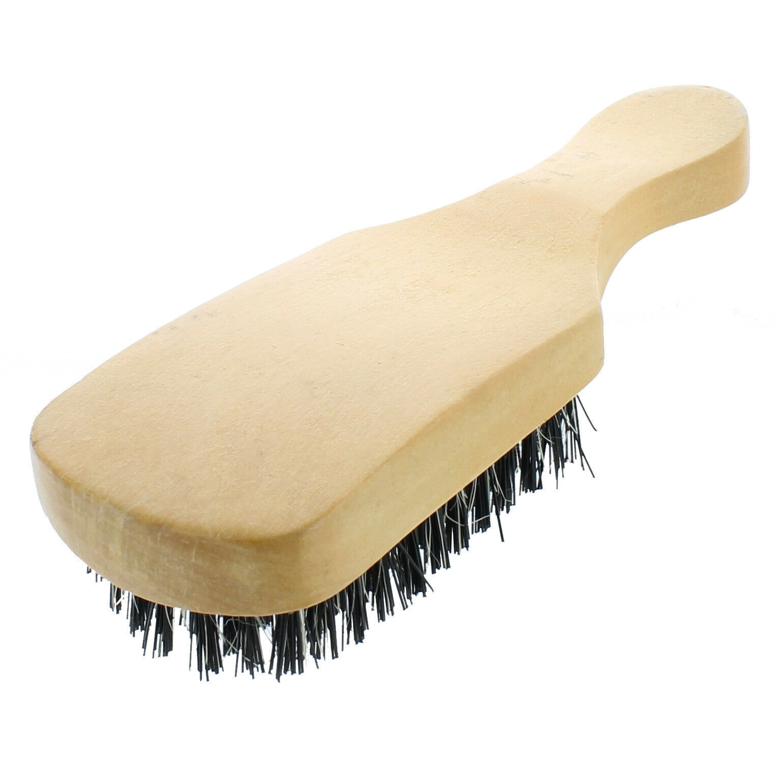 Hard Reinforced Boar Bristles Club Brush Wooden Handle Model No. 7722