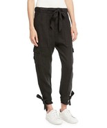 Joie Erlette Linen Cargo Pants Black ( 4 )  - $119.97