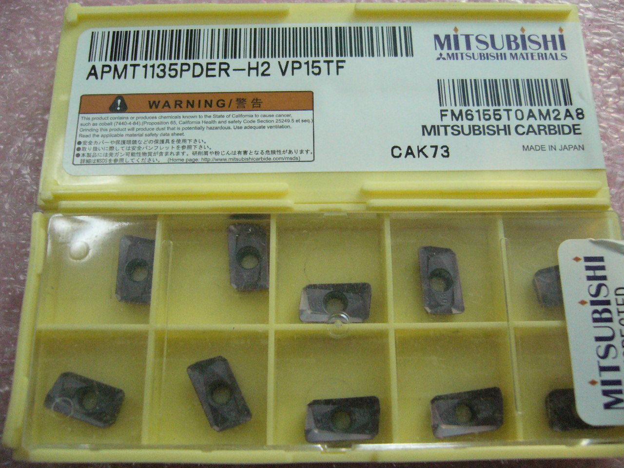 QTY 20x Mitsubishi CCMT32.52 CCMT09T308 US735 NEW