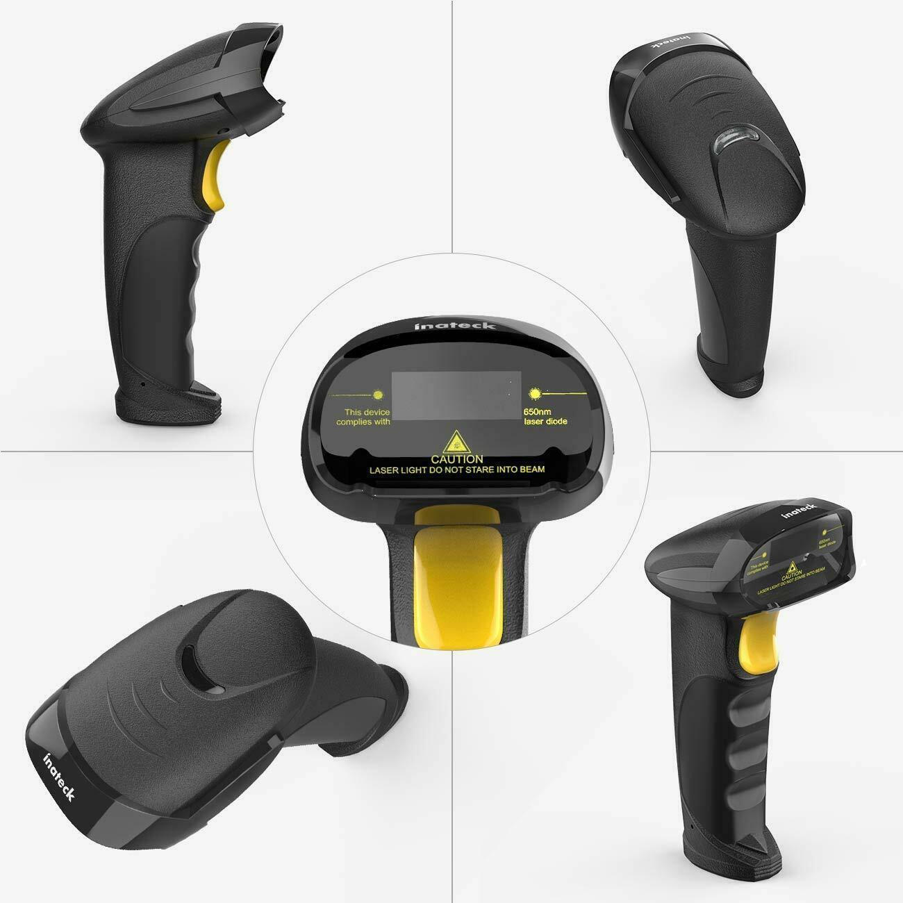 Inateck USB Barcode Scanner with Stand 1D Barcode Scanner,BCST32