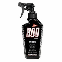 Bod Man Black by Parfums De Coeur Body Spray 8 oz Men Body Splash - $16.15
