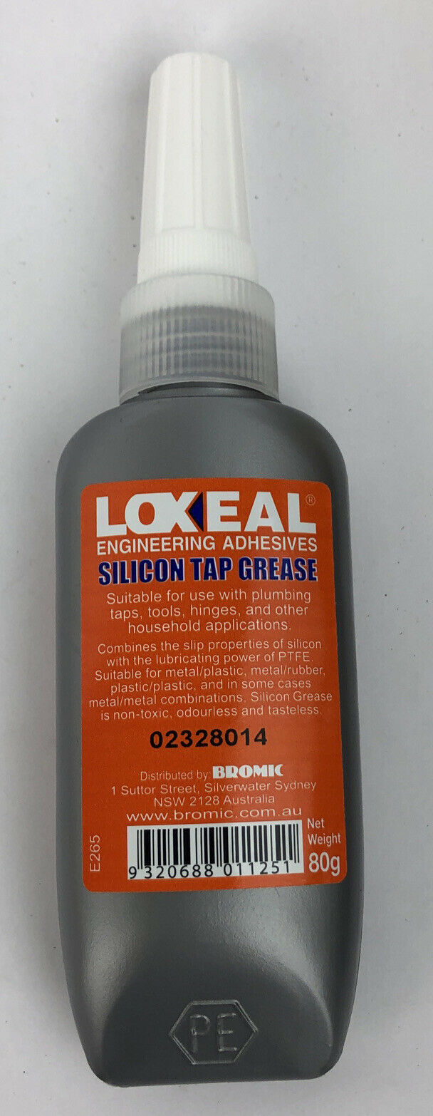 Loxeal Engineering Silicone Tap Grease Tube 80g Meat Slicers Espresso