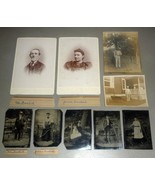 Buskirk Family, Milt, Jennie (8) Cabinet Photos, Tintypes - Philadelphia... - $87.50