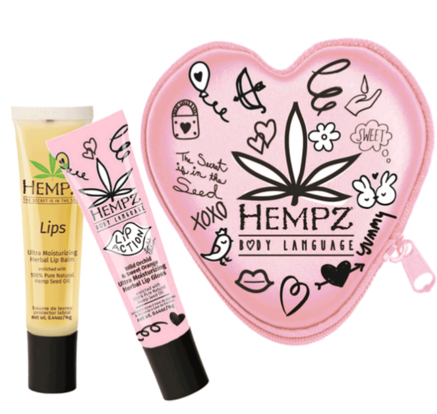 Hempz Body Language Lip Luv Pouch Hempz
