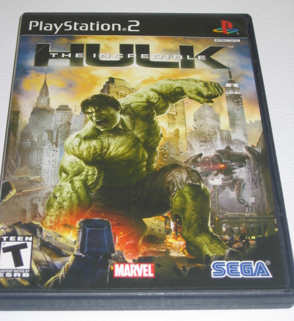 PS2 The Incredible Hulk Playstation 2 Game w/ Manual Video Games