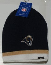 Reebok K161J9 NFL Los Angeles Rams Royal Blue Winter Cap - $15.99