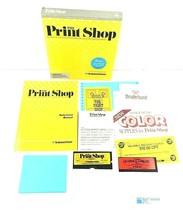 Broderbund's THE PRINT SHOP for Commodore 64 Reference Manual & 2 Floppy Disks - $48.23