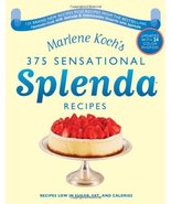 Marlene Koch&#39;s Sensational Splenda Recipes: Over 375 Recipes Low in Suga... - $10.20