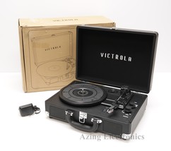 Victrola Journey+ VSC-400SB-BLK-SDF Bluetooth Suitcase Record Player - Black image 1