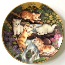 JULY Timeless Tails Purr-petual Calendar Plate Perpetual Cat Kitten 5 3/4&quot; - $19.79