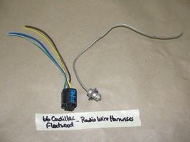 Factory Original 1966 Cadillac Fleetwood Dash Radio Light Wire Harness Pigtails - $39.99