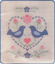1988 Gloria & Pat Collection of Cross Stitch Favorites Bunny Love Birds Patterns - $12.99