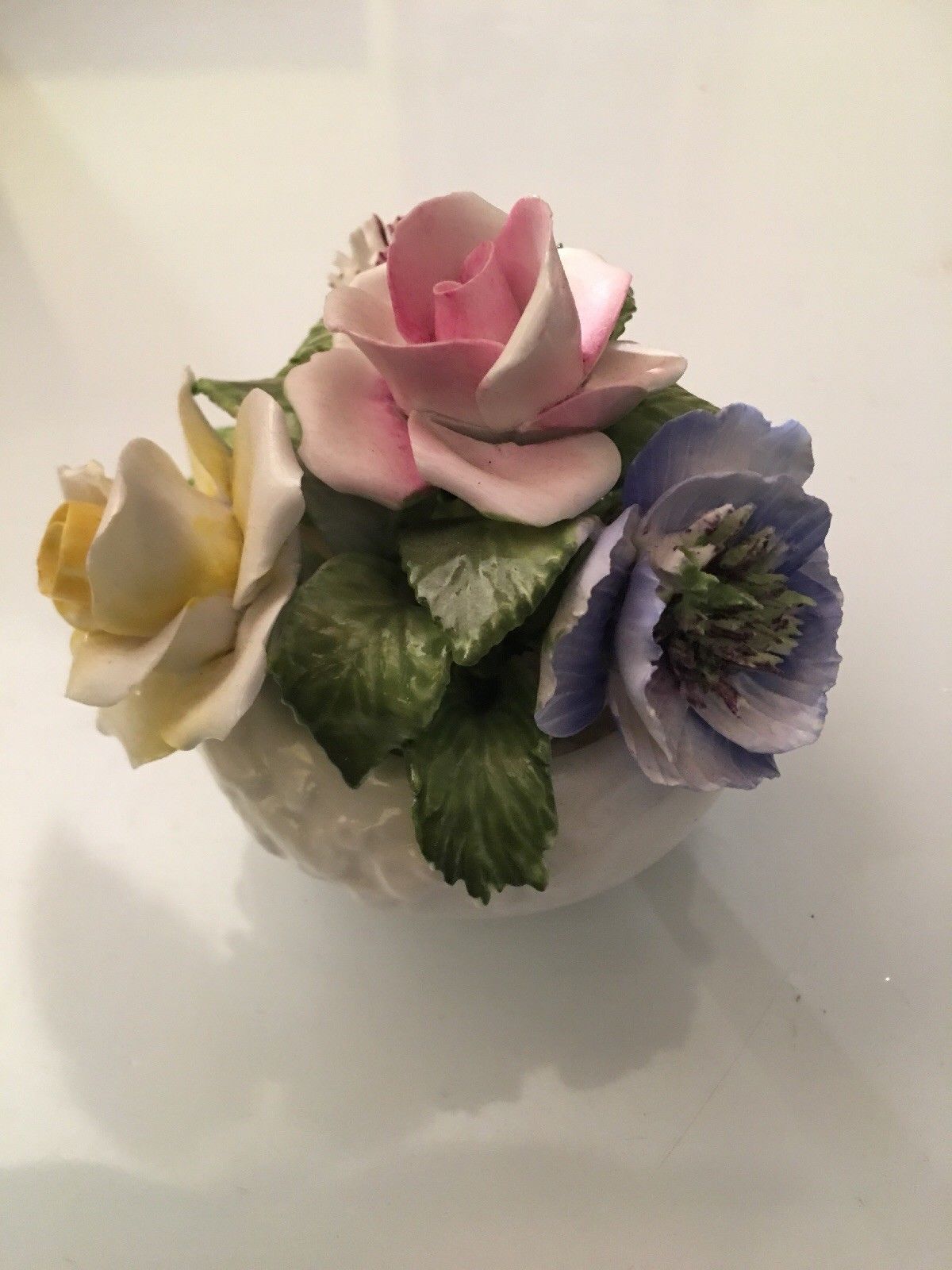 VINTAGE RADNOR BONE CHINA STAFFORDSHIRE ENGLAND DAISEY FLOWERS