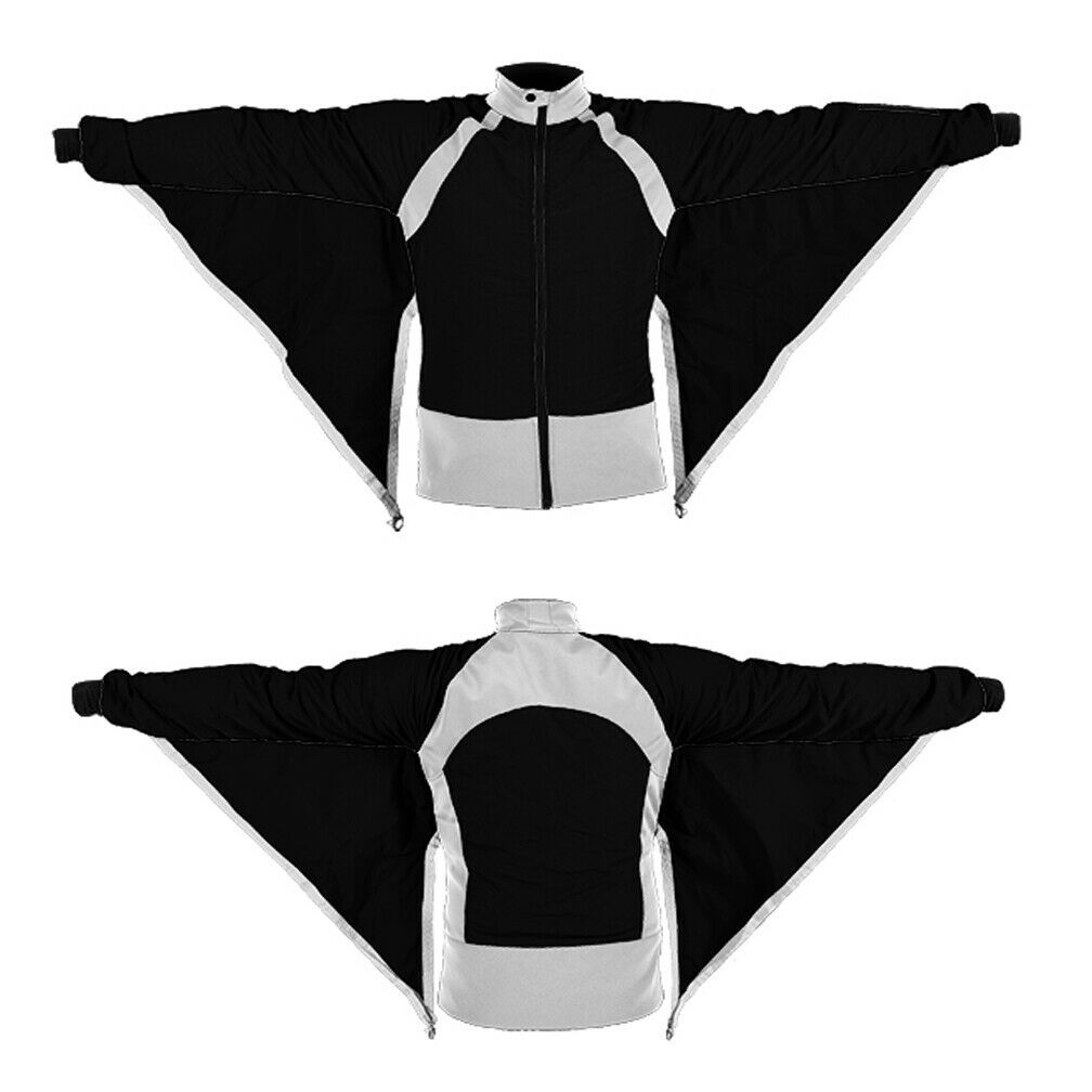 Skydiving Camera Jacket Black and White Bat look Harnesses & Flight Suits