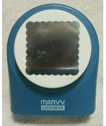Marvy Uchida Scalloped Square Paper Punch, 1 3/4in  Large Size, Square F... - $9.95