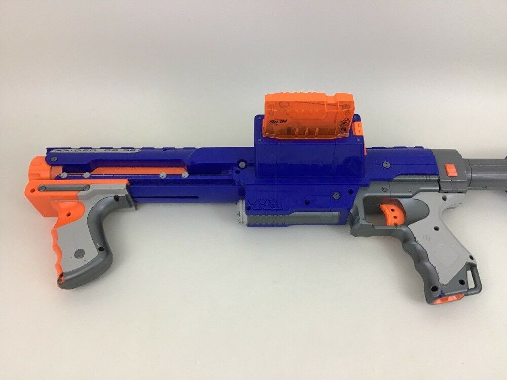 Nerf Raider CS-35 Dart Gun Hasbro Nerf N-Strike with Clip Stock and 6 ...