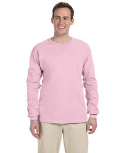 S Light Pink  Long sleeve Gildan ultra cotton T-shirt 2400 G240 G2400