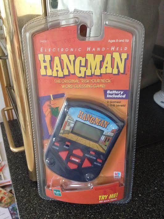 hangman handheld game