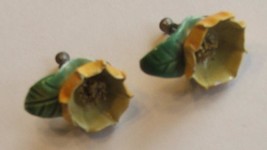 Ceramic floral earrings thumb200