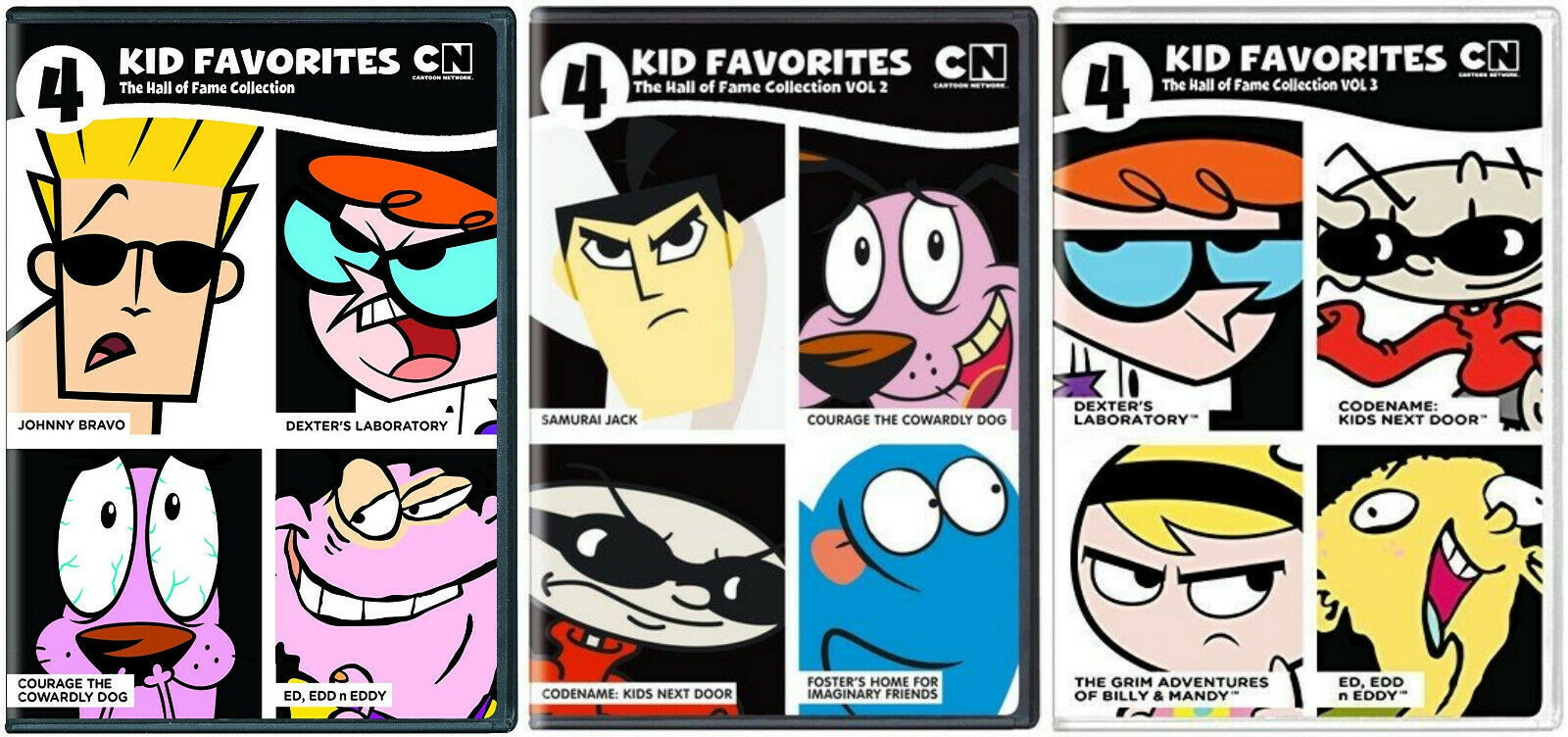 4 Kid Favorites Cartoon Network The Hall of Fame Collection Vol 13 NEW