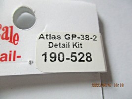 Cal Scale # 190-528 Atlas GP-38-2 Detail Kit HO-Scale image 2