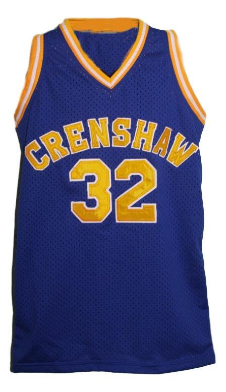 Monica Wright #32 Crenshaw Love And Basketball Jersey New Sewn Blue Any Size