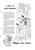 Kellogg&#39;s Corn Flakes Cereal Battle Creek Cool Comfort Print Advertiseme... - $8.99