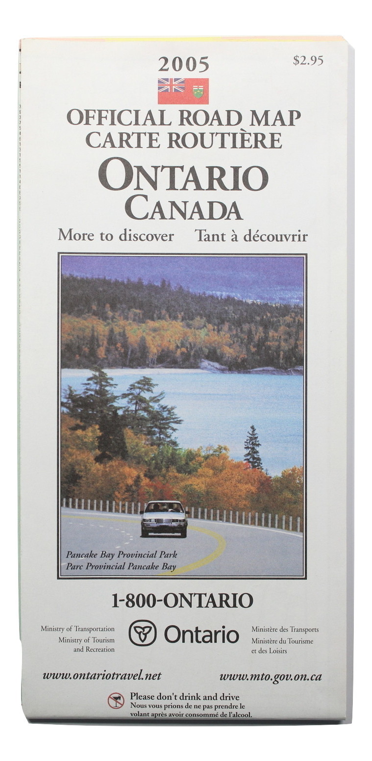 Primary image for 2005 Official Road Map Ontario Canada Carte Routiere More to Discover