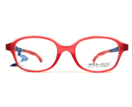 Mira Flex Kids Eyeglasses Frames JERRY C.136 Blue Red Square Full Rim 42... - $93.32
