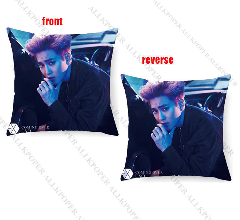 Kpop EXO Throw Pillow Case [COMING OVER EXO Throw Square Pillow Bolster Cushion