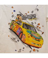Cartoon Network Wacky Racing Tshirt Flintstones #29 NASCAR 1996 VTG Size... - $64.99
