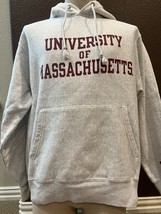 Vintage 2000&#39;s University of Massachusetts Grey Crewneck Sweatshirt size L - $49.49