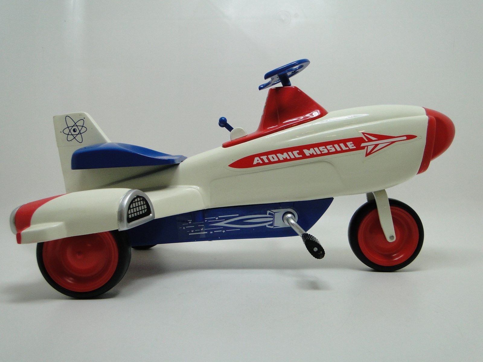 Pedal Car Missile Jet Plane Air Space Craft Rocket Ship Metal >READ