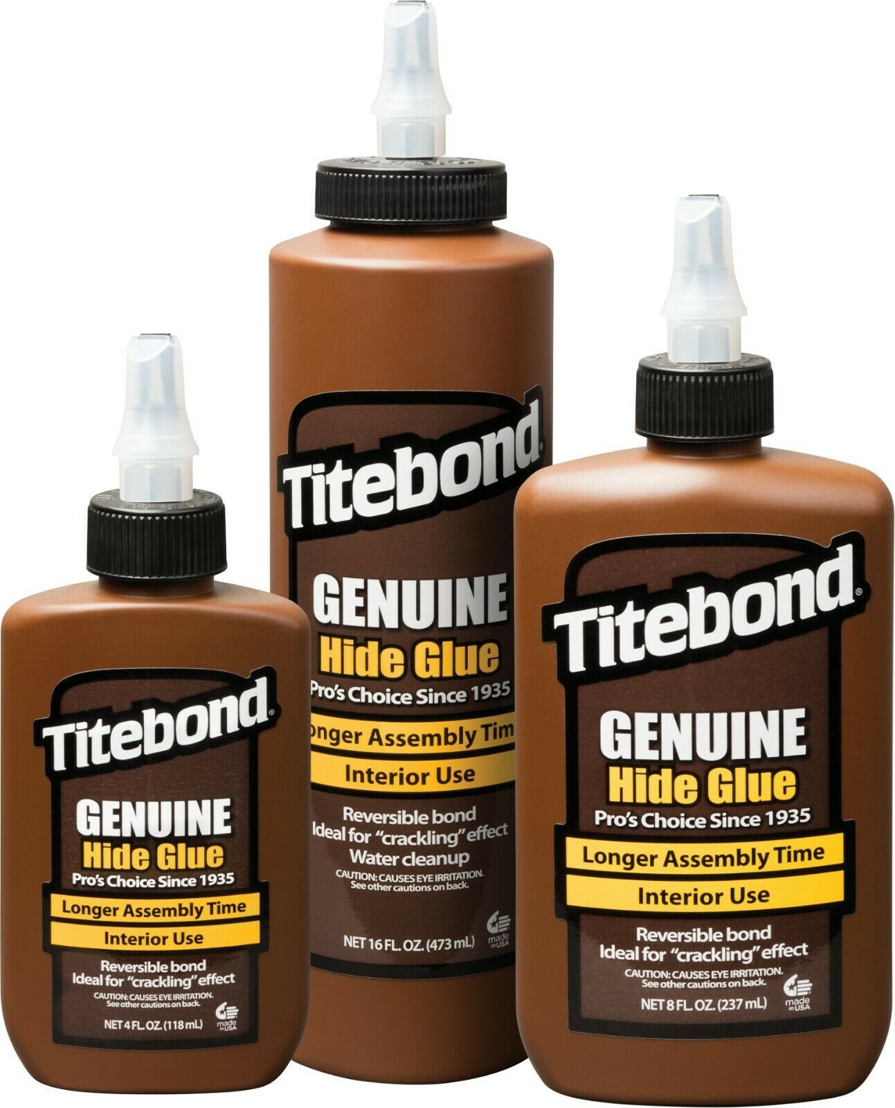 TITEBOND GENUINE HIDE GLUE Wood Glue 237ml/8fl.oz Professional