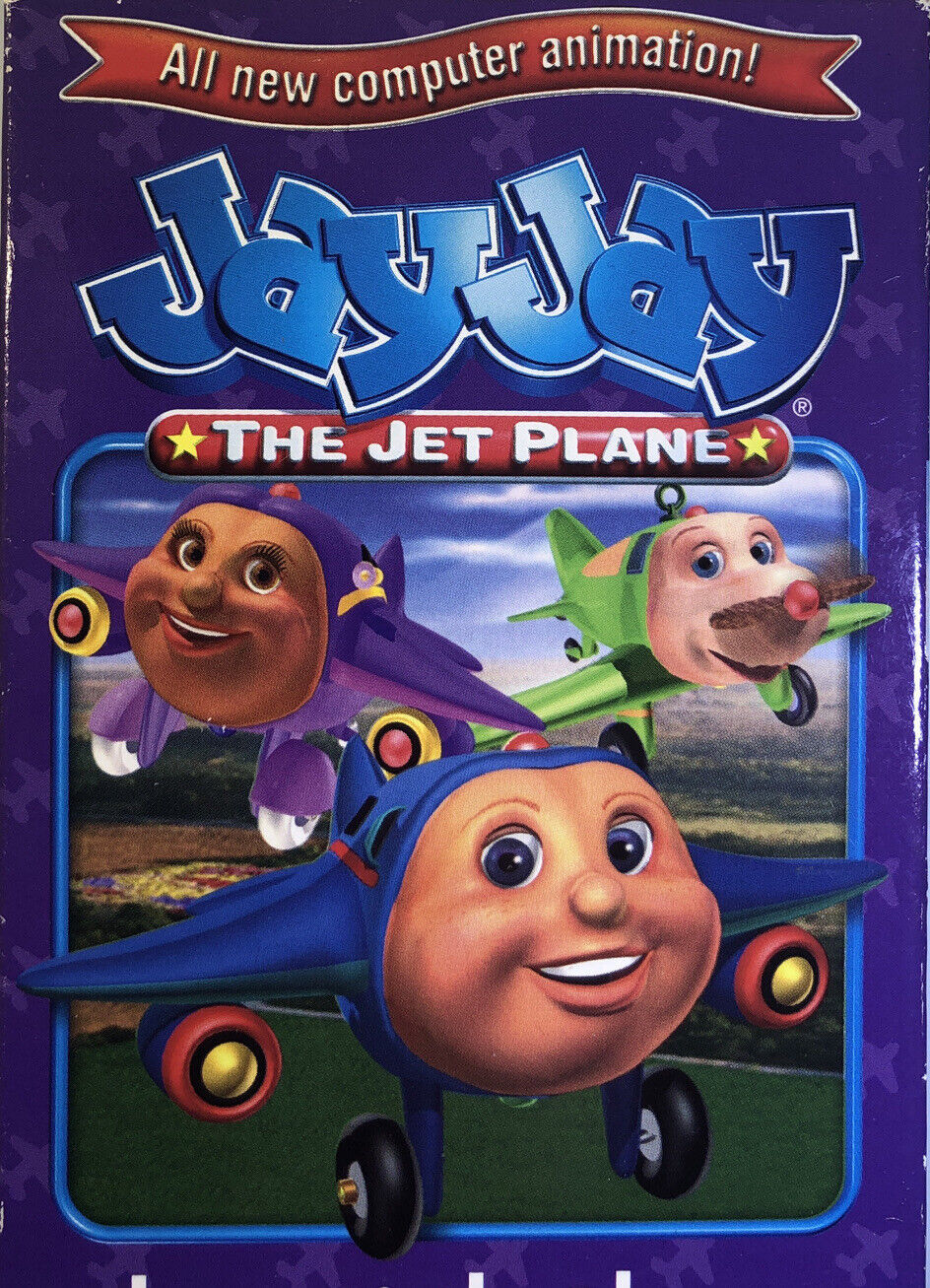 JAY JAY THE JET PLANE-THREE LITTLE PLANES(VHS 1999)TESTED-RARE VINTAGE ...