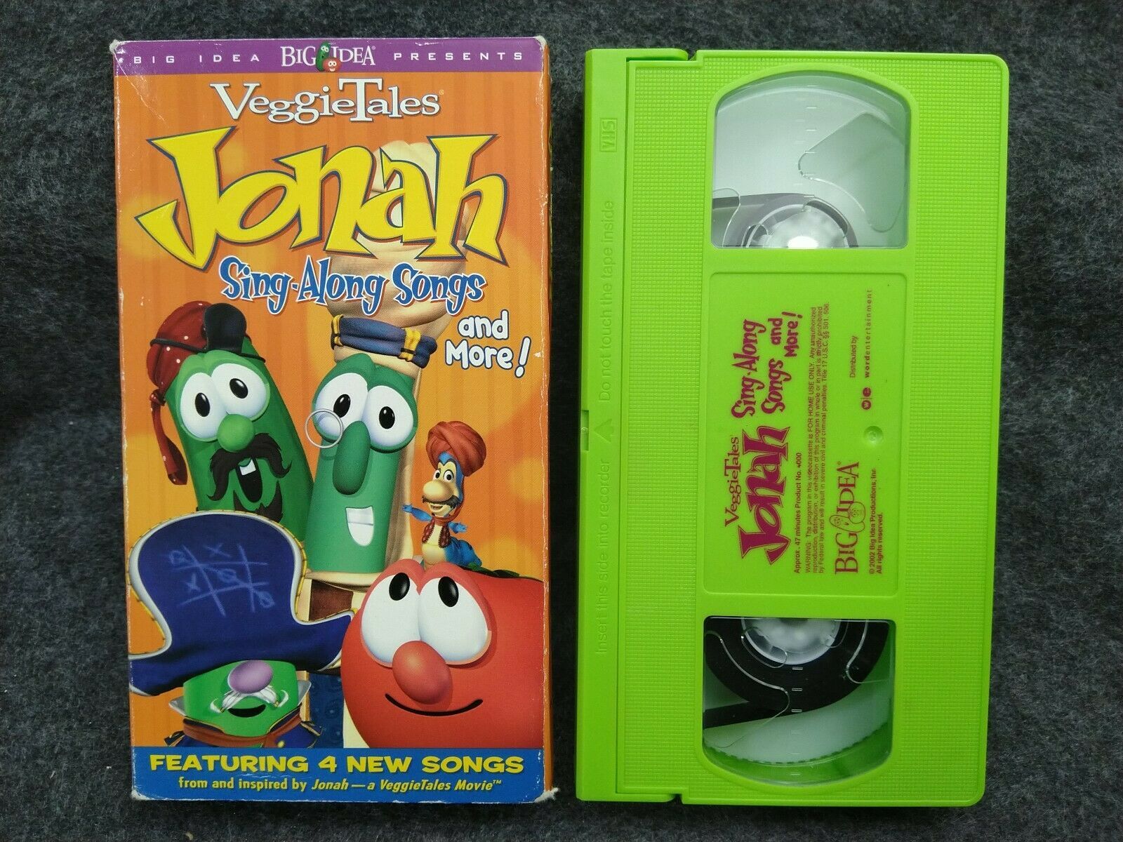 Show full-size image of VHS VeggieTales - Jonah Sing-Along Songs (VHS, 2002...