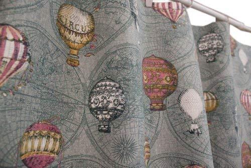 [Balloon]43'' Wide Handwork Curtain/Cushion/Tablecloth Fabric Green(1943 Inch)
