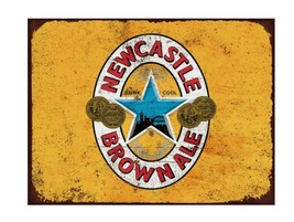 Newcastle Brown Ale Real home bar beer garden man cave garage shed dad gift - $4.44