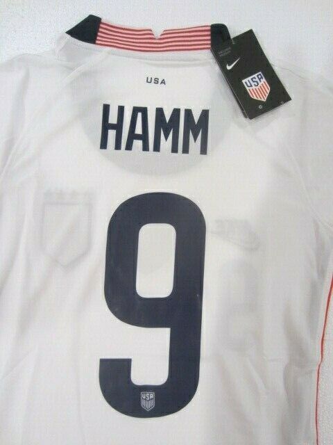 NIKE MIA HAMM #9 USA 2020 2021 USWNT 4 STAR WOMENS WHITE ...