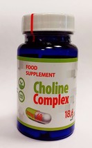 Choline Complex 250mg 60 Vegan cap Three Forms of Choline Brain Health C... - $20.81