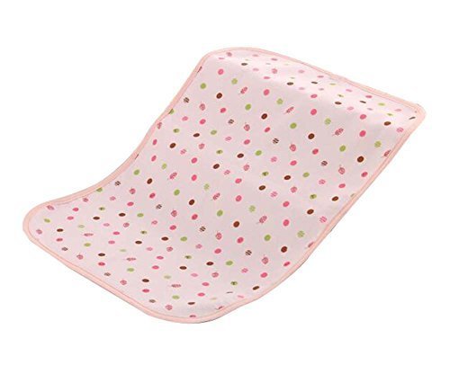 Pink Cute Baby Infant Urine Mat Cover Breathable Crib Mattress Pad
