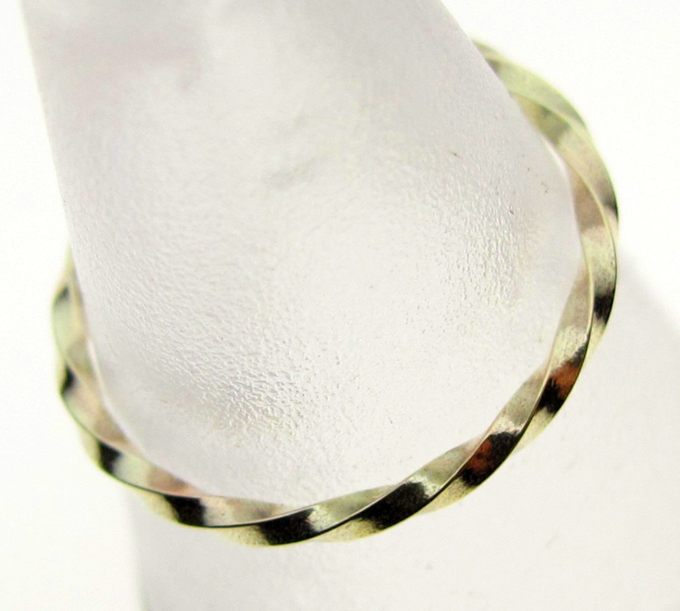 Sterling Silver Rope Twist Ring Sizes L to T Handmade by Welded Bliss