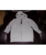 Carter&#39;s Gray Knit Hooded Zip Sweater Jacket Size 3 Months Boy&#39;s EUC - $24.00