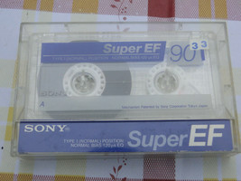 Rare Sony Super EF 90 Type I Chrome Audio Cassette  - $11.18