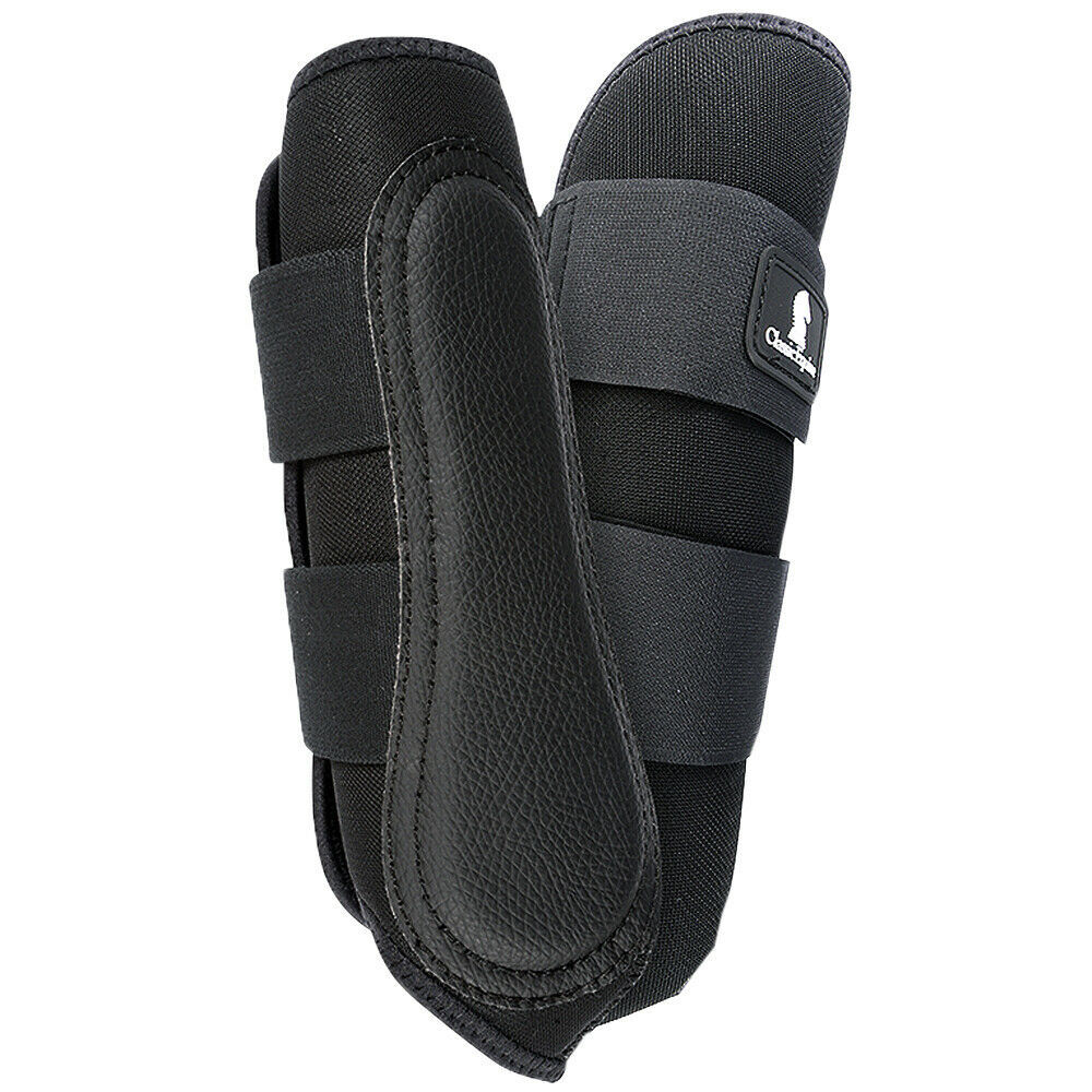classic equine leather splint boots