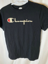 Champion T-Shirt Script Logo Boys Jersey Tee Cotton Jersey Athletic Fit Classic - $5.78